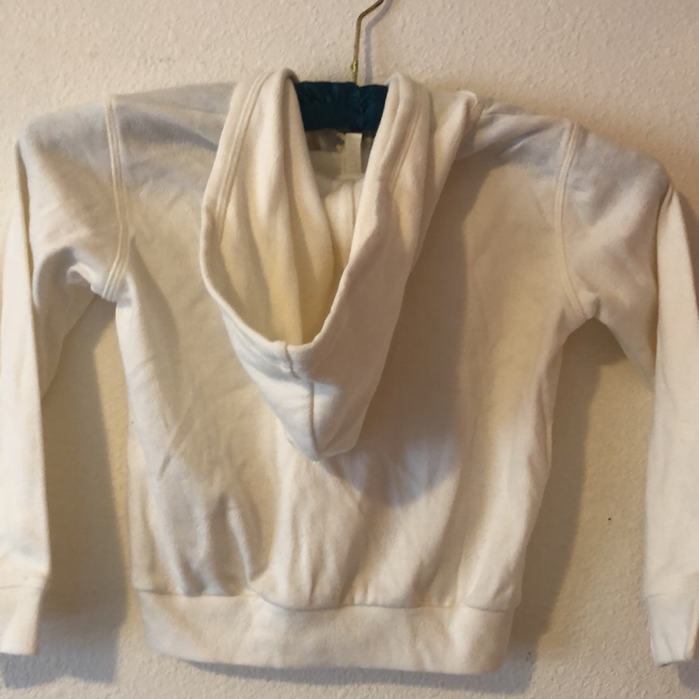 Skims Zip hoodie with Kangaroo pockets sz 4 girls New!